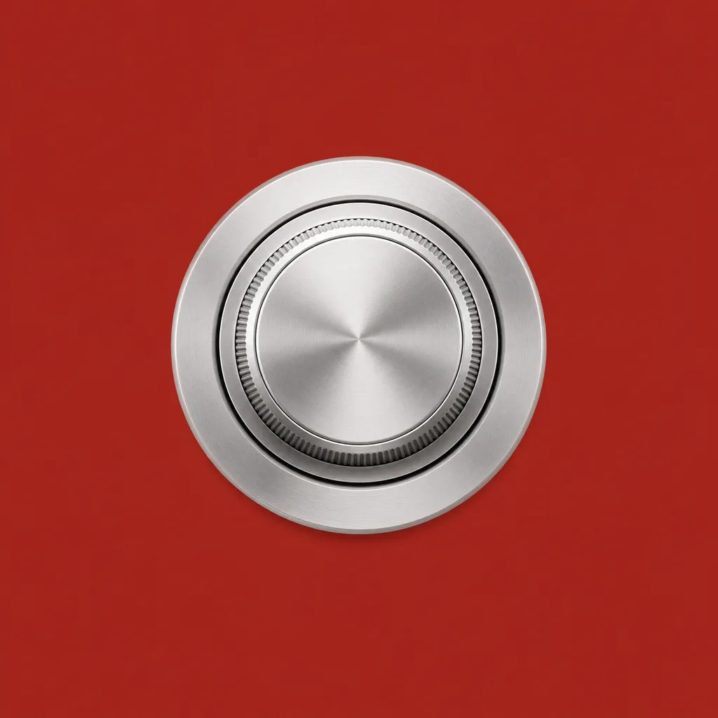 A steel safe dial